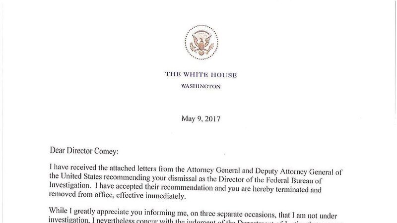 James Comey, fired as FBI Director while investigating Trump