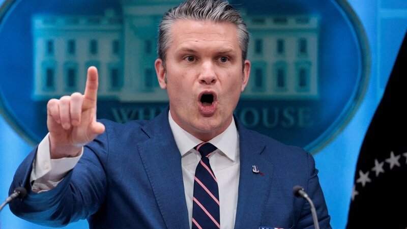 Trump and Hegseth — the Defense Secretary accused of feeding the president false war information