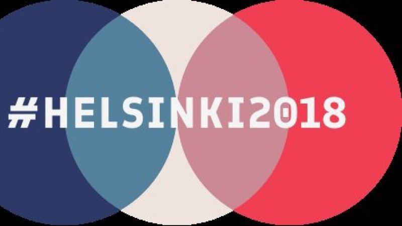 Trump and Putin at the 2018 Helsinki summit