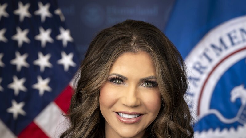 Kristi Noem, who shot her puppy and a goat in a gravel pit