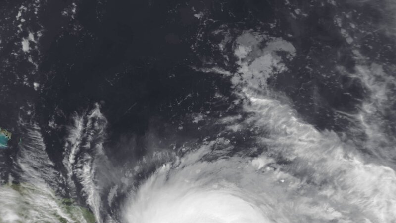 Hurricane Maria devastation in Puerto Rico